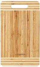Дошка кухонна бамбукова з отвором 34.5*20.5*2см Lessner 10301-34