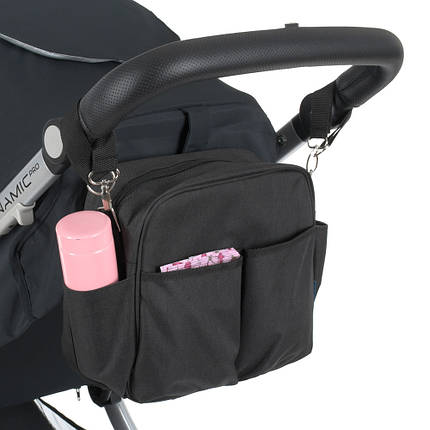 Сумка-органайзер на коляску універсальна El Camino ME 1046 Граффіт, фото 1