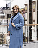 Пальто жіноче вільного стилю Алеся денім, фото 8