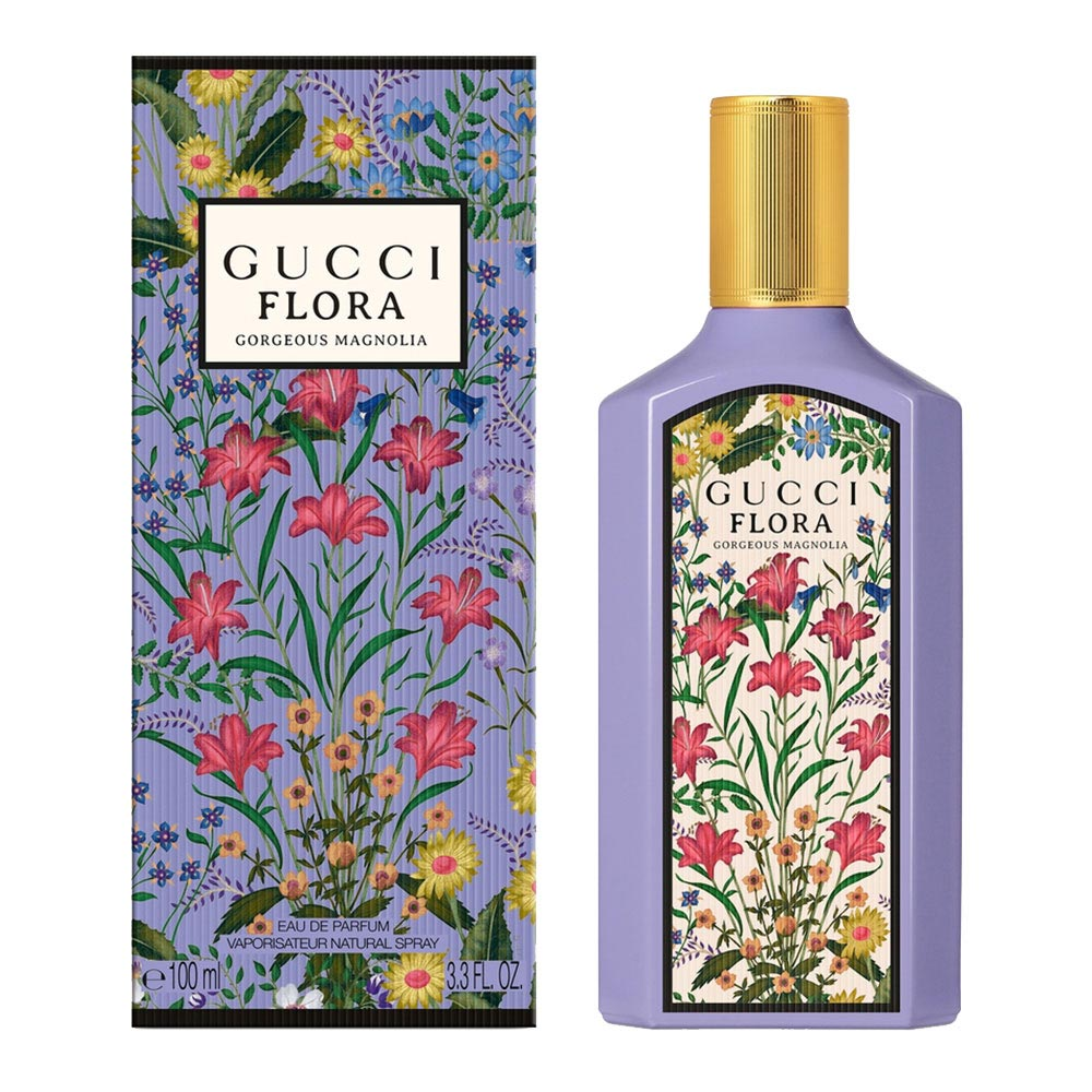 Парфумована жіноча вода Gucci Flora Gorgeous Magnolia 100 мл (Original Quality)