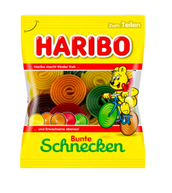 Haribo Bunte Schnecken 160g 1/18