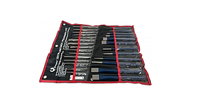 Набір пробійників і зубил AL-FA ALHCS-28EL 28 шт, фото 2