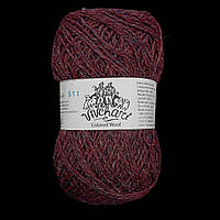 Пряжа COLORED WOOL Vivchari Вивчари, №811, баклажан