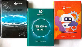 Зшитий Tecnology Trends, 
А5, 192 арк., оф, 
кл, тв. обкл., ТМ Колорит, Україна