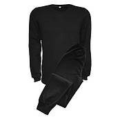 Білизна натільна чорна без начісу оптом