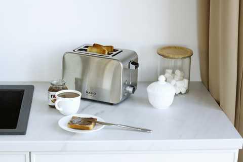 Тостер (MG-284), 715Вт, Нержавіюча сталь, MAGIO, Арт.50409