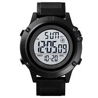 Часы наручные мужские SKMEI 1508BKWT BLACK, часы наручные электронные тактические. Цвет: черный