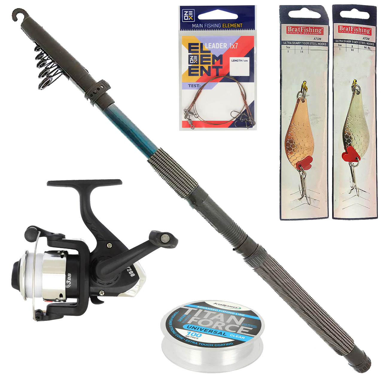 Набір на хижака "Pike Hunter" спінінг 2.7 м., фото 1