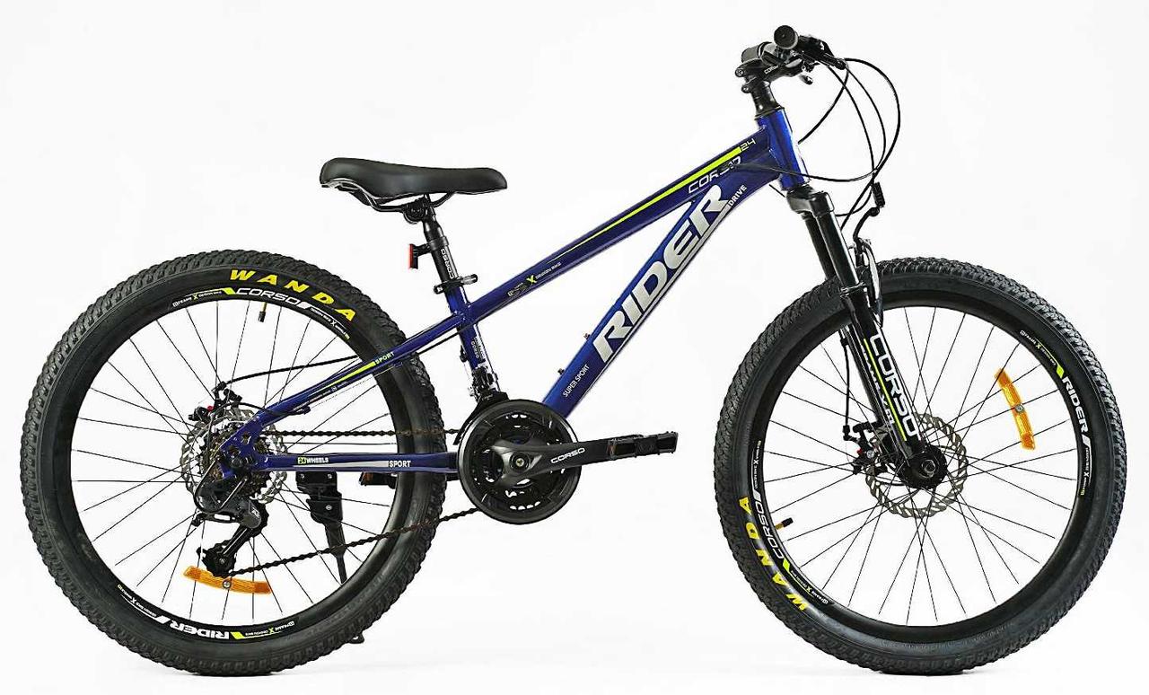 Гірський велосипед CORSO RIDER 24" RD-24820, фото 1