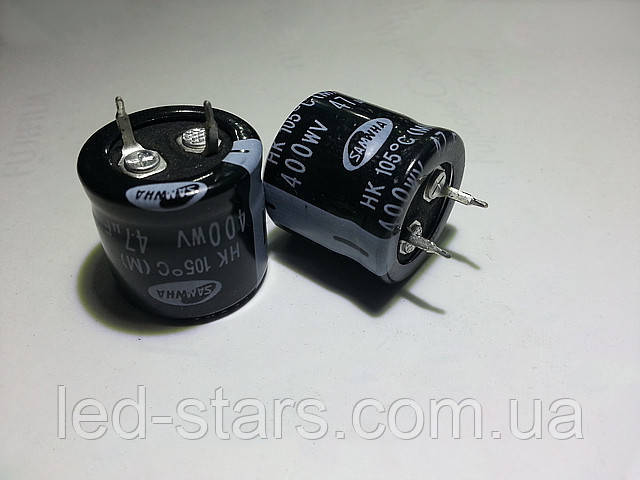 47mkf - 400v HK 22*20 SAMWHA, 105°C