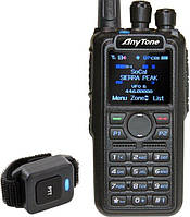 Anytone AT-D878UVII Plus DMR Портативная двухдиапазонная радиостанция с цифровым шифрованием AES 256
