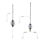 Універсальний набір рибальських обладнаних годівниць 11 шт. для загодовування риби, рибальський комплект, фото 4