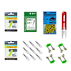 Універсальний набір рибальських обладнаних годівниць 11 шт. для загодовування риби, рибальський комплект, фото 6