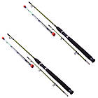 Набір Фідерний на Два оснащені Фідерні вудилища 2.4м. з садком та підсаком, фото 2