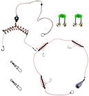 Набір Фідерний "Все що необхідно" Фідерні вудилища 3.9 м. +оснащення та котушки з лескою в чохлі 150см., фото 4