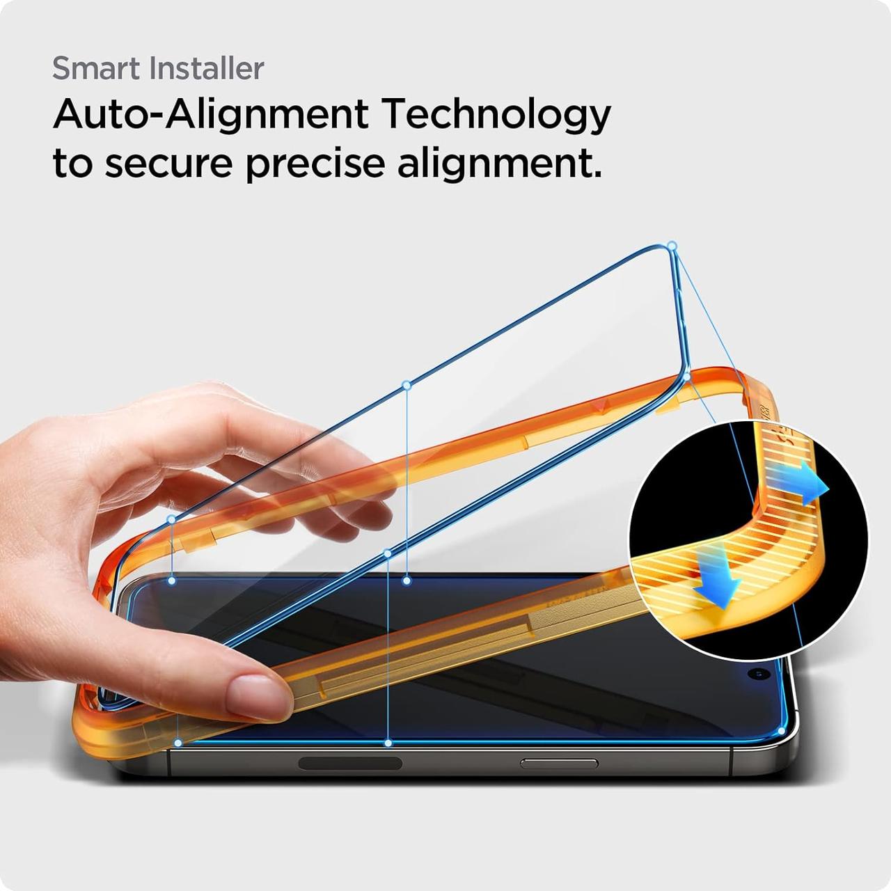 Захисне скло Spigen для iPhone 14 Pro Max — GlasTR AlignMaster (1 шт.), Clear (AGL05204)