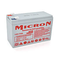 DR Аккумуляторная батарея Micron MCN-12/7 12 V 7Ah ( 150 x 65 x 95 (100) ) Gray Q10