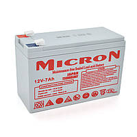 Аккумуляторная батарея Micron MCN-12/7 12 V 7Ah ( 150 x 65 x 95 (100) ) Gray Q10 o