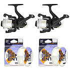 Набір Поплавцевий "Нічого зайвого" Дві вудки з карбону (4 м) з котушками та оснастками, фото 3