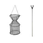 Набір Поплавцевий Оснащений легка Вудка (4 м) з оснастом і садом для риби, фото 5