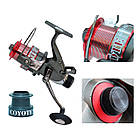 Готовий набір коропове вудлище з обладнанням 3.9 м, рибальське спорядження для ловлі мирної риби, фото 3