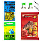 Універсальний набір для рибалки-початківця 2.4 м, готове спорядження для ловлі мирної риби на літо в подарунок, фото 5