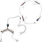 Універсальний бюджетний рибальський комплект 2.4 м, рибальський обладнаний набір для ловлі мирної риби на літо, фото 5