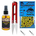 Універсальний рибальський комплект 3 вудки 2.1 м, рибальський готовий набір для лову мирної риби на подарунок, фото 7