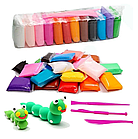 Пластилін-моделін для ліплення на 12 кольорів із 3 шпательками в наборі, фото 8