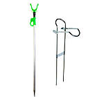 Універсальне рибальське спорядження 2.1 м, набір снастей і обладнання для ловлі хижої риби на подарунок, фото 4