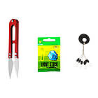 Універсальний рибальський комплект 2.4 м, рибальський готовий набір для лову хижака на літо в подарунок рибалці, фото 5