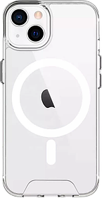 Накладка iPhone 13 clear Space Case TPU MagSafe