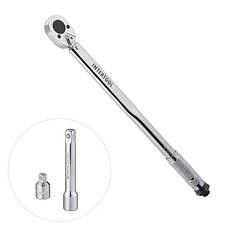 Динамометричний ключ 1/2" з перехідником і подовжувачем Intertool XT-9007