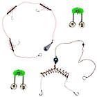 Універсальне спорядження 2.1 м для літньої риболовлі на подарунок чоловікові, снасті та обладнання на мирну рибу, фото 3