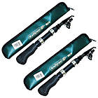 Універсальний рибальський комплект 2 спінінги, рибальський готовий набір для ловлі мирної риби на подарунок чоловікові, фото 2