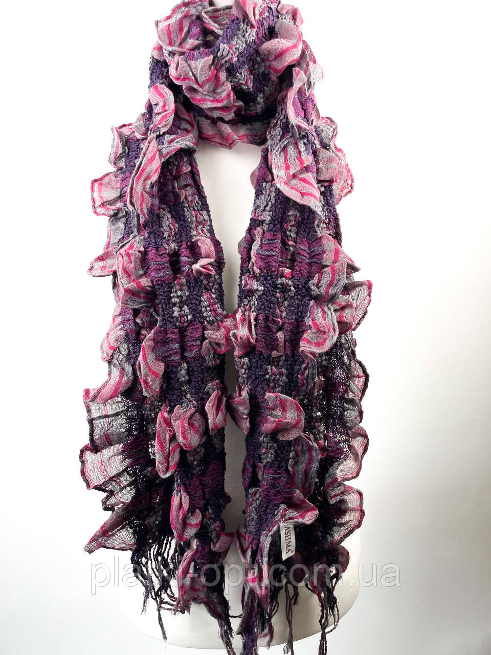 Шарф Ребека (жатка) фіолетовий, фото 1