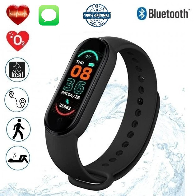 Розумний фітнес браслет із пульсометром і крокоміром оригінальний Xiaomi Mi Smart Band 8 Black GLOBAL трекер