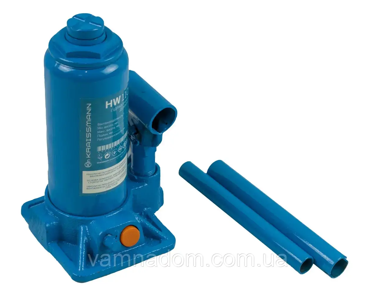 Гідравлічний домкрат KRAISSMANN 8 HW 125 (У кейсі), фото 1