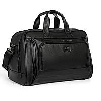 Чоловіча дорожня шкіряна сумка від фірми BRETTON (гуртом/роздріб)