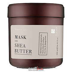 Маска для блиску волосся з олією ши Clever Hair Cosmetics Glossy Line Mask, 500 мл