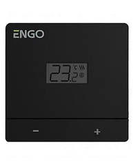 ENGO EASY230B Дротовий добовий термостат, 230В (чорний)