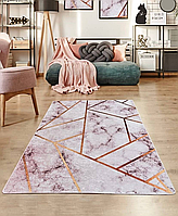 Турецкий ковер в спальню "Рожевий кварц"
