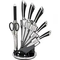 Набор кухонных нержавеющих ножей Royalty Royalty Switzerland Line RL-KSS 700 на поворотной подставке 8шт tac