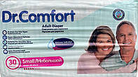 Підгузки для дорослих Dr Comfort Small 50-85 см 30 шт 5 крапель памперси для дорослих підгузки для лежачих