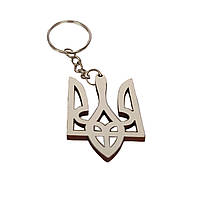 Брелок фанера "Герб" (Звичайний) 4,5*4 см.