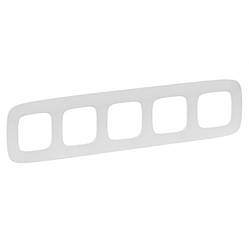 Valena ALLURE Рамка 5 постів Біла, 754305