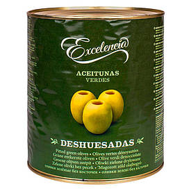 Оливки зелені без кісточки Excelencia Aceitunas Verdes 3100 мл
