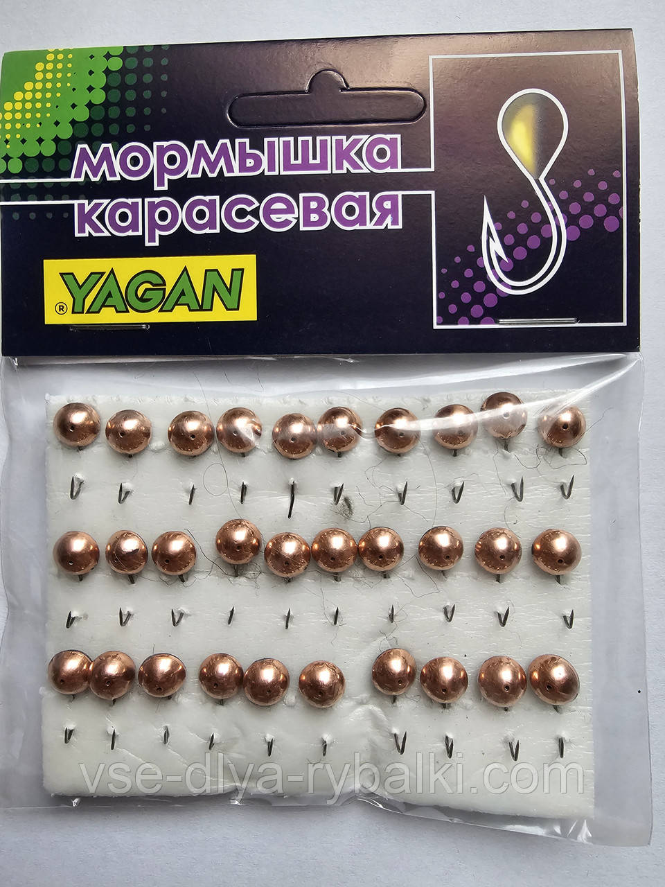 Мормишка карасева YAGAN око мідь № 5, фото 1