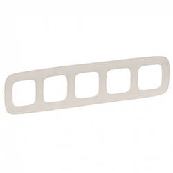 Valena ALLURE Рамка  5 постів Слонова кістка, 754315