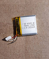 Аккумулятор 603032 700mAh 3,7v три провода